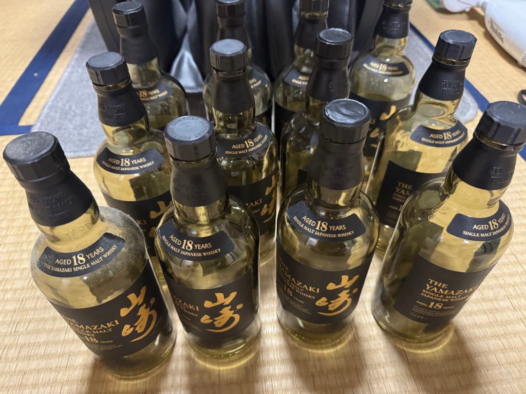 山崎18年　空瓶　12本　G