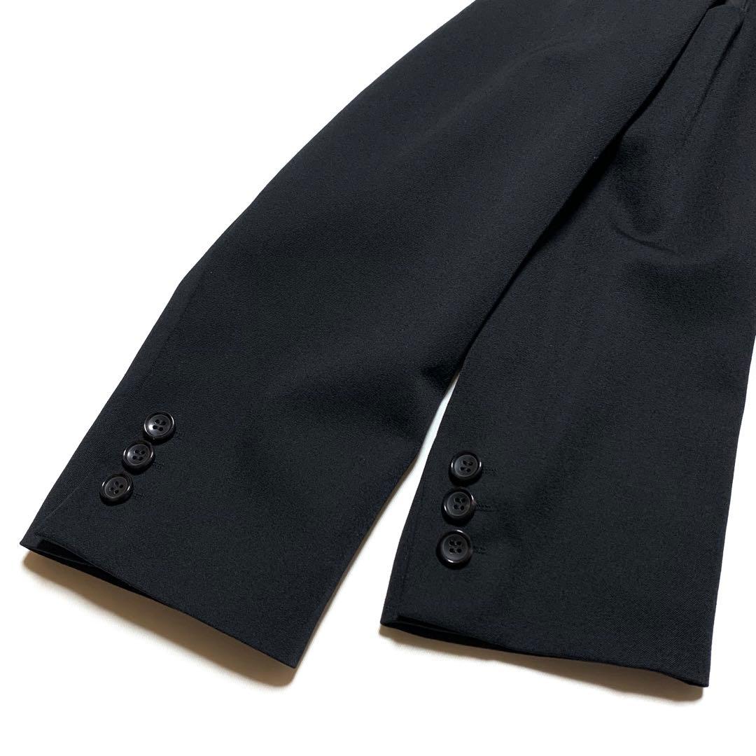 ☆未使用 コムデギャルソン コムコム 22AW 二重袖 テーラードジャケット 黒