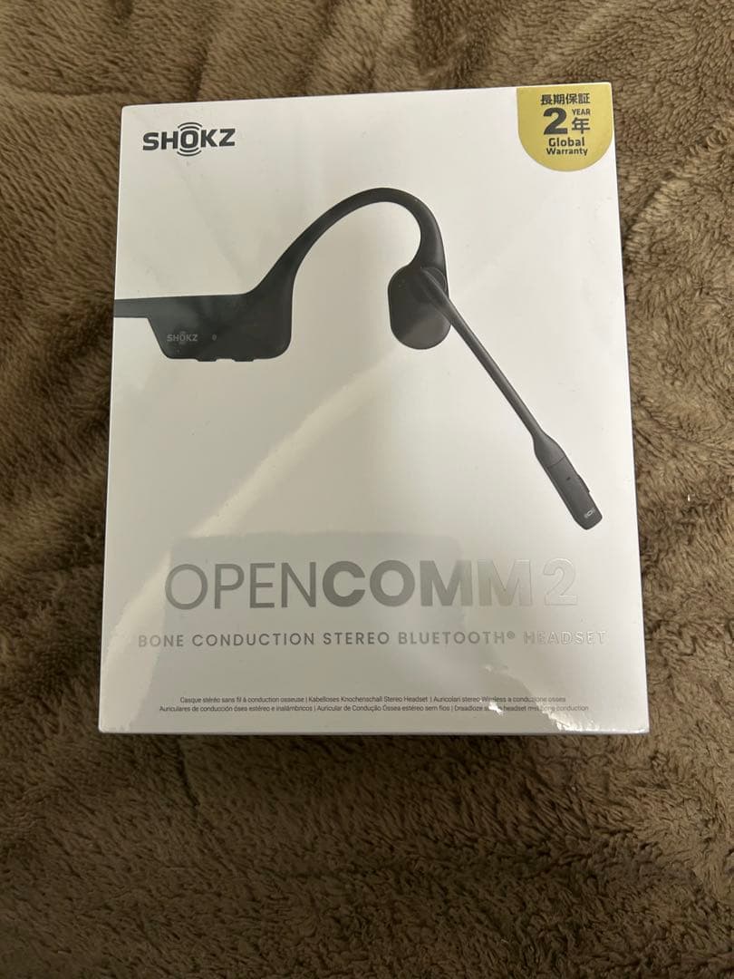 SHOKZ OPENCOMM2 骨伝導イヤホン