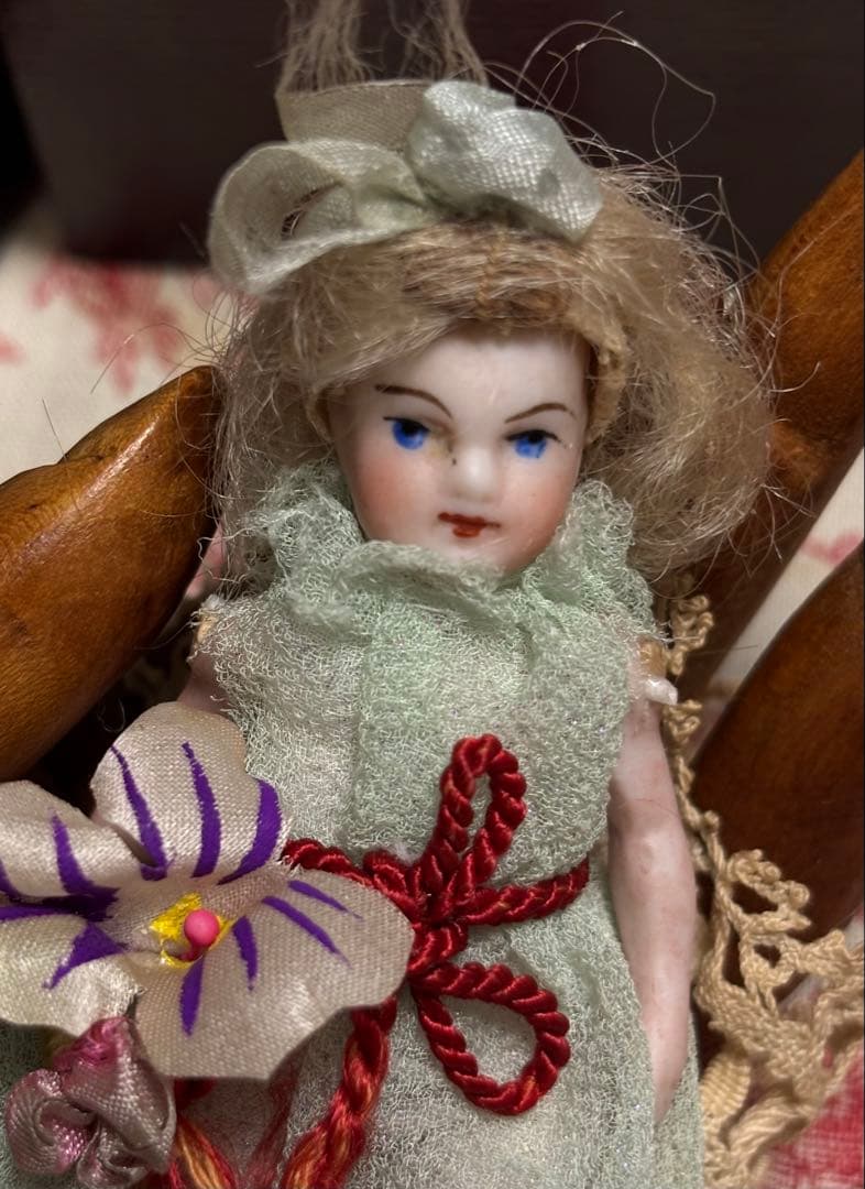 セール中　フレンチミニョネット　人形　アンティークビスクドール ミニョネット