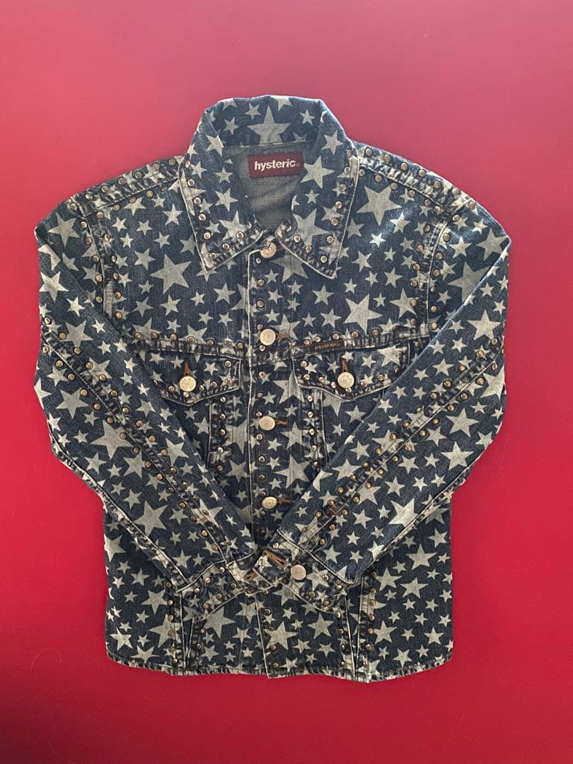 ヒステリックグラマー　デニムジャケット Gジャン　スタッズ