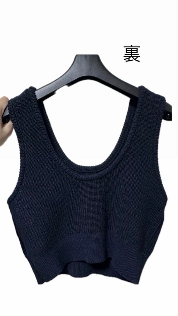 クラネ/BUSTIER SET KNIT CARDIGAN