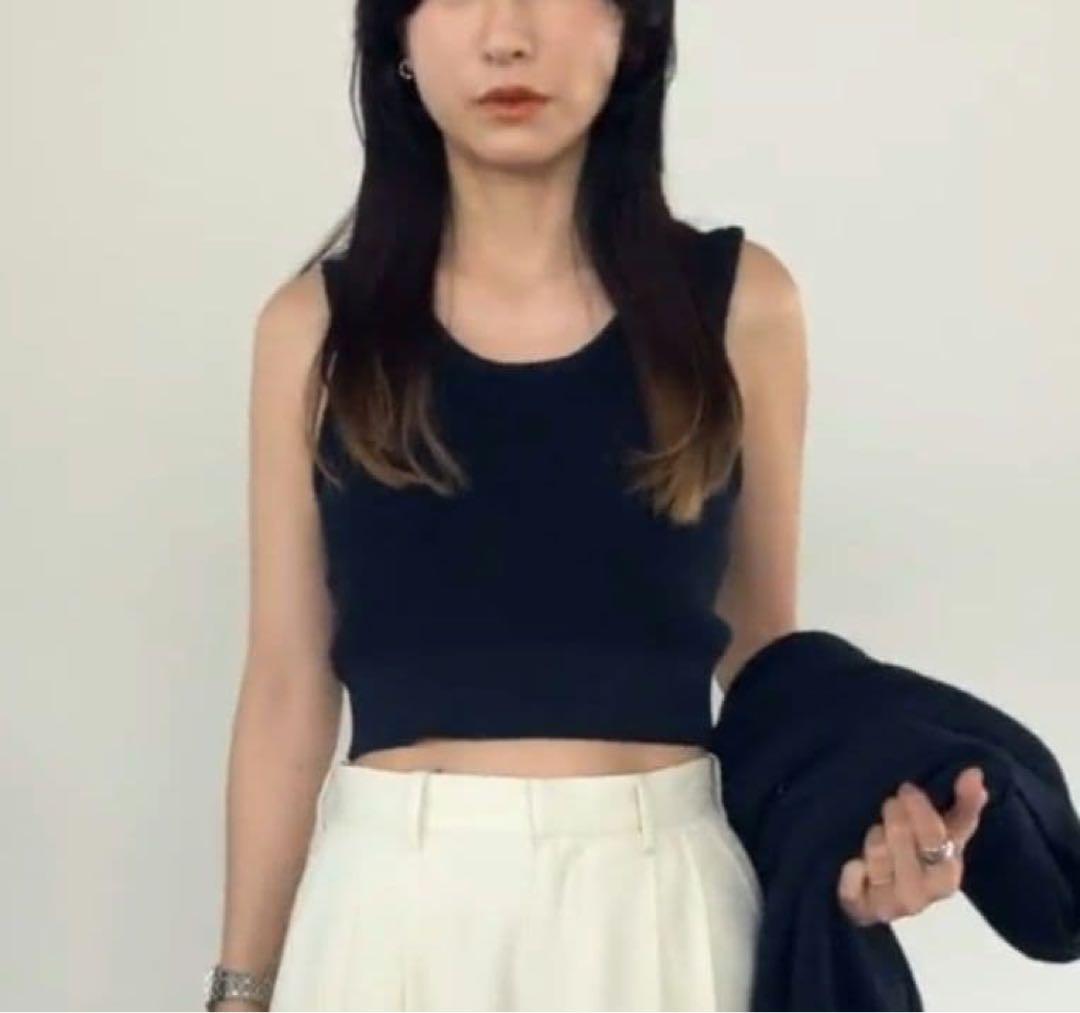 クラネ/BUSTIER SET KNIT CARDIGAN