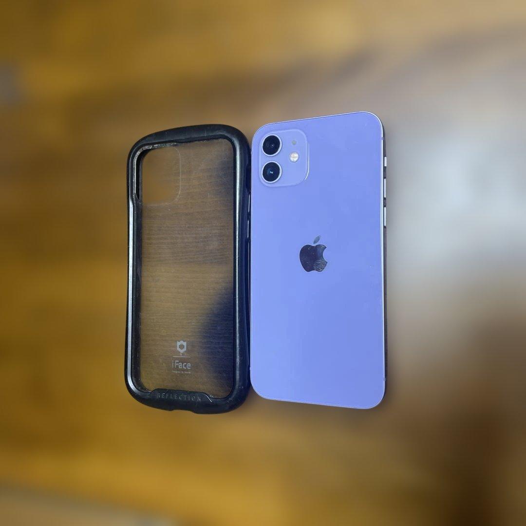 iPhone 12パープル 256GBケースセット　美品