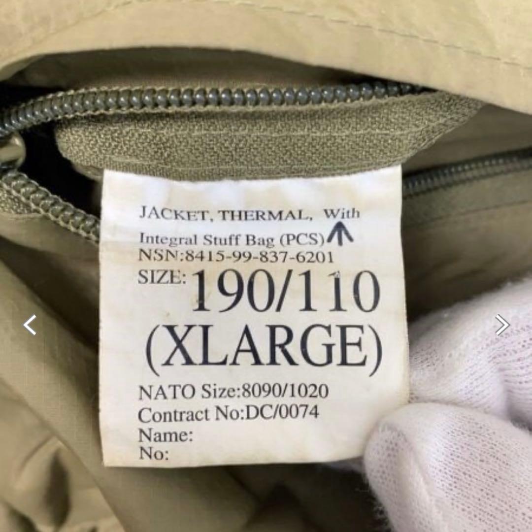 イギリス軍 PCS Thermal Jacket サーマルジャケット　XL