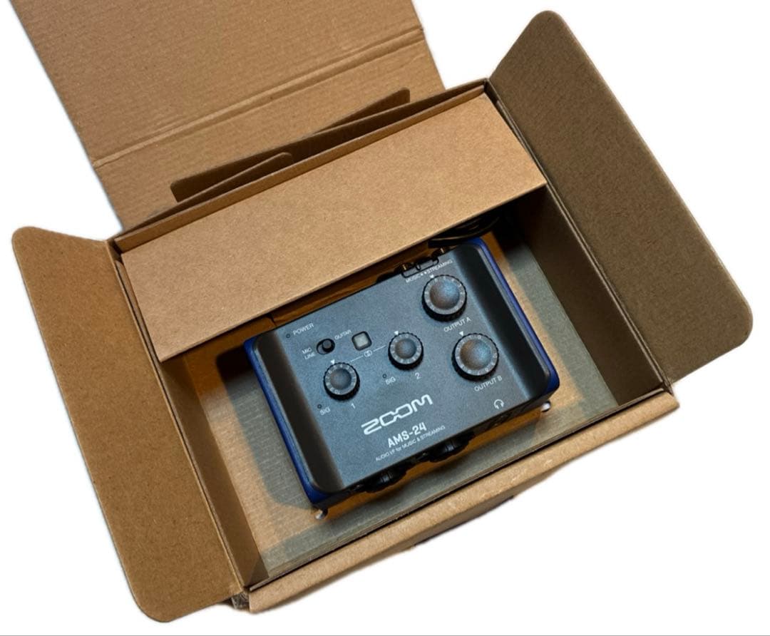 ZOOM ズーム AMS-24 小型オーディオインターフェース 配信機材