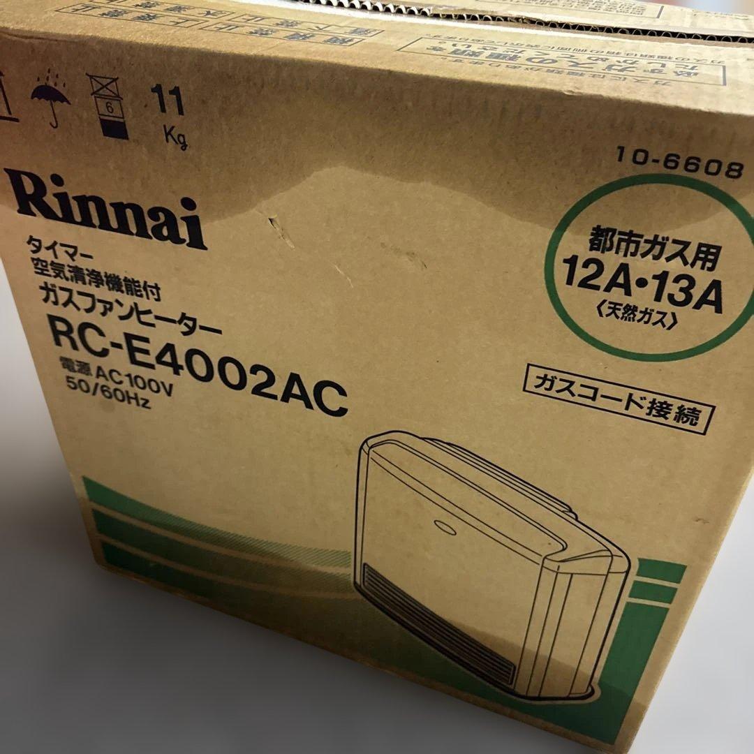 Rinnai ガスファンヒーター RC-E4002AC