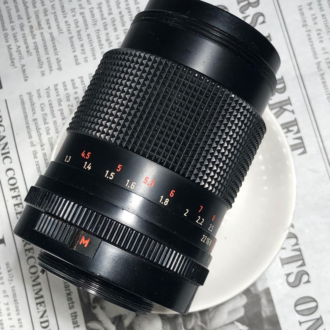 作例有CARL ZEISS 135mm f3.5 m42マウント