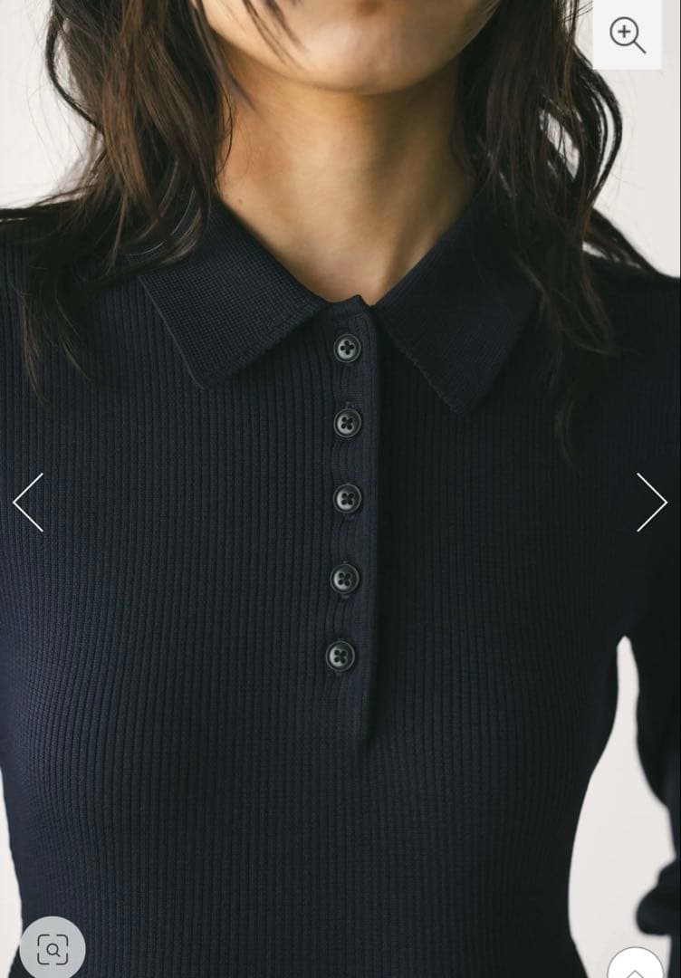 スタイルミキサー　フォルムポロニットワンピース