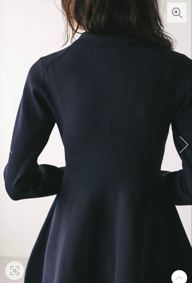 スタイルミキサー　フォルムポロニットワンピース