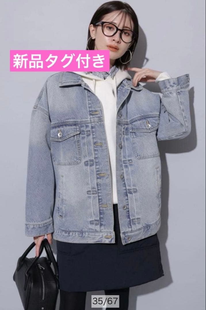 449【新品タグ付】Arpege story デニムジャケット　BIG Gジャン