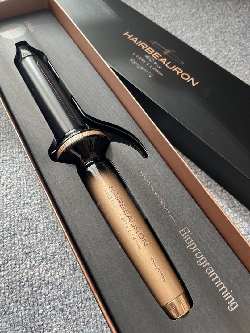 HAIRBEAURON カールヘアアイロン Bioprogramming コテ