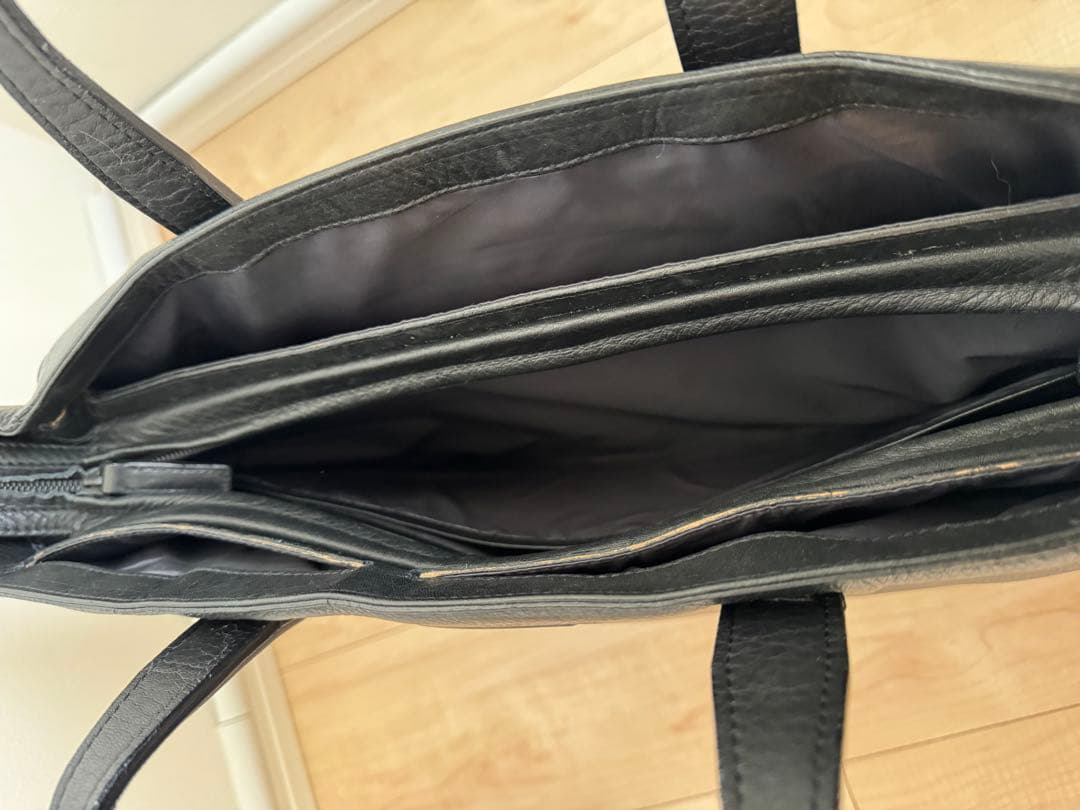 S*.様 objcts.io スマートトートバッグ レザー ブラック ビジネスバ