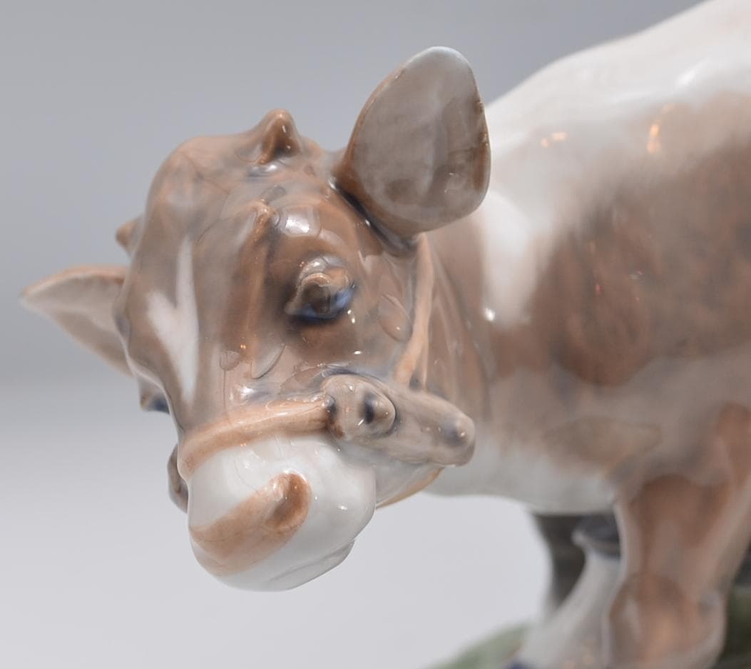 子牛を連れた少年　＃772　★ロイヤルコペンハーゲン　デンマーク　ヴィンテージ