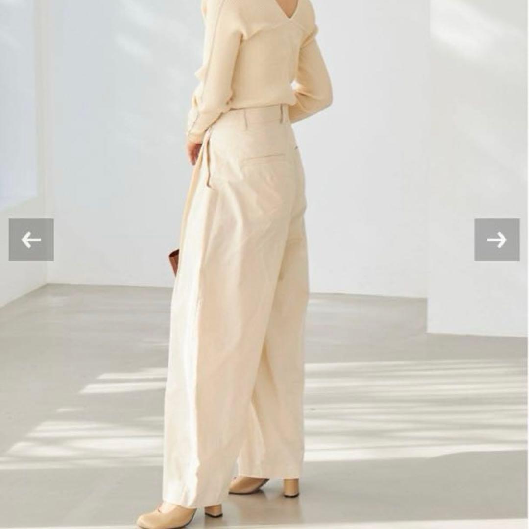 plage L'IAM バルーンチノパンツ　ベージュ/36