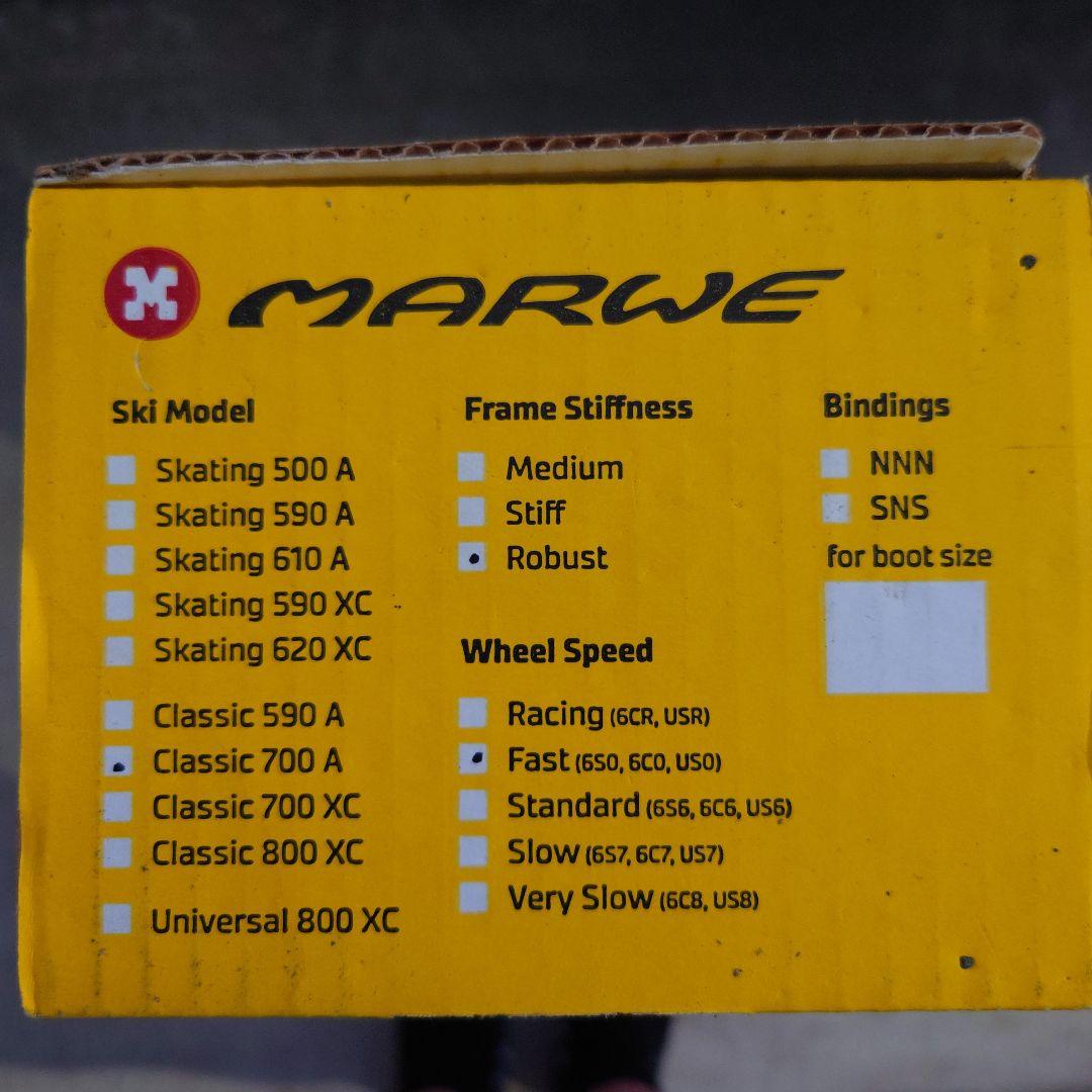 スキー MARWE Pro Roller Skis