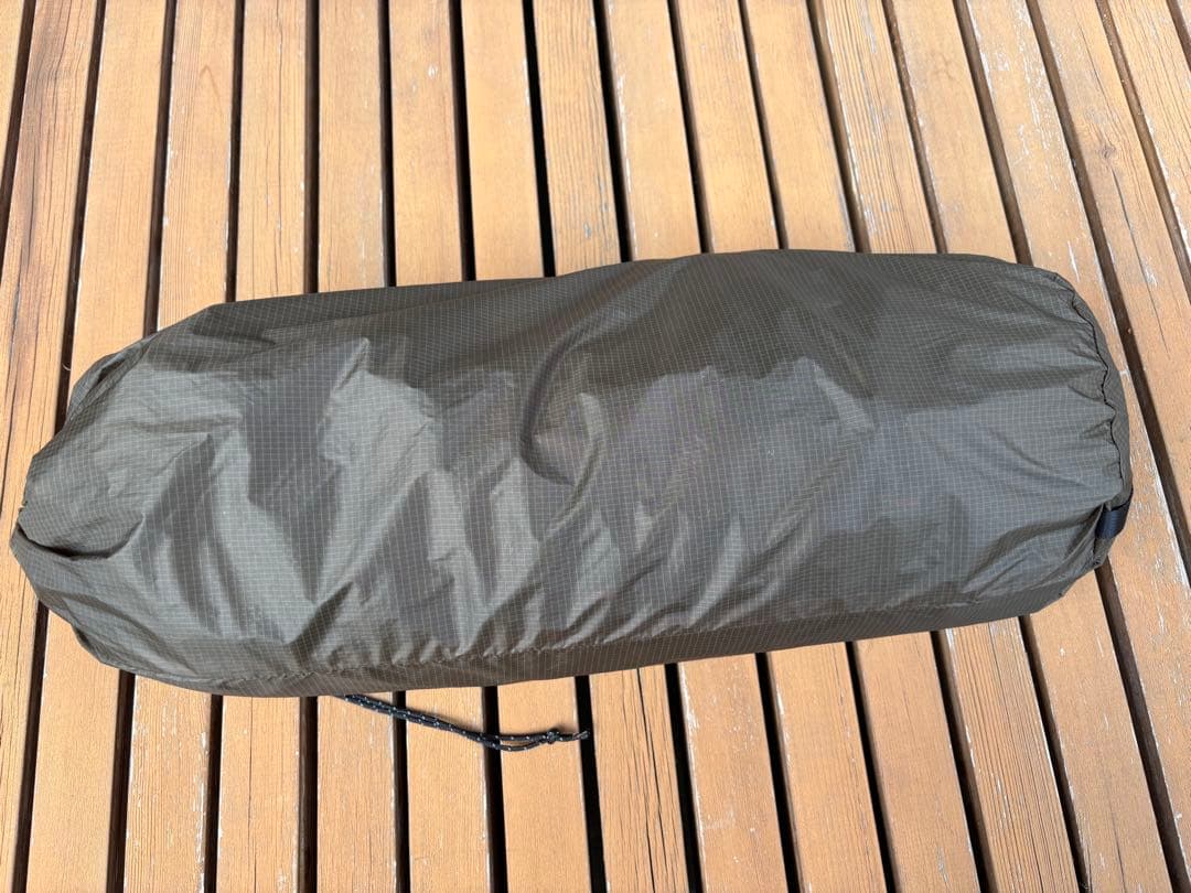 Unafreely ワンポールテント 謎テント ダークブラウン シルナイロン