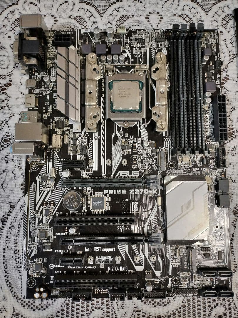 ASUS PRIME Z270-K マザーボード + i7-7700K CPU
