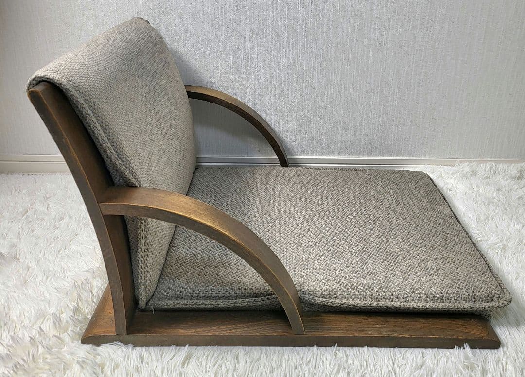 極美品 カリモク 座椅子 木製 karimoku 家具 和室 高級 イス