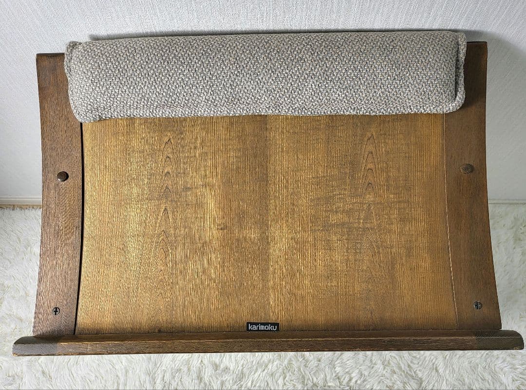 極美品 カリモク 座椅子 木製 karimoku 家具 和室 高級 イス