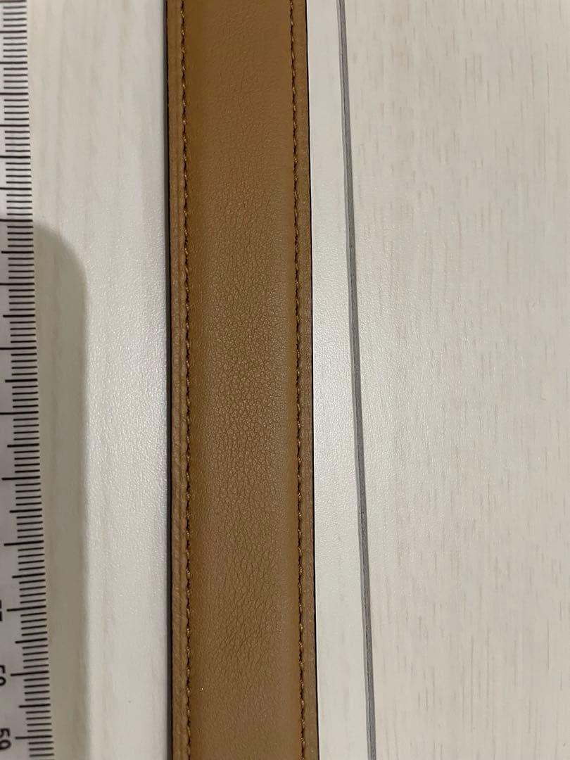 エルメス エプソン ベージュ レザー ベルト シンプル デザイン