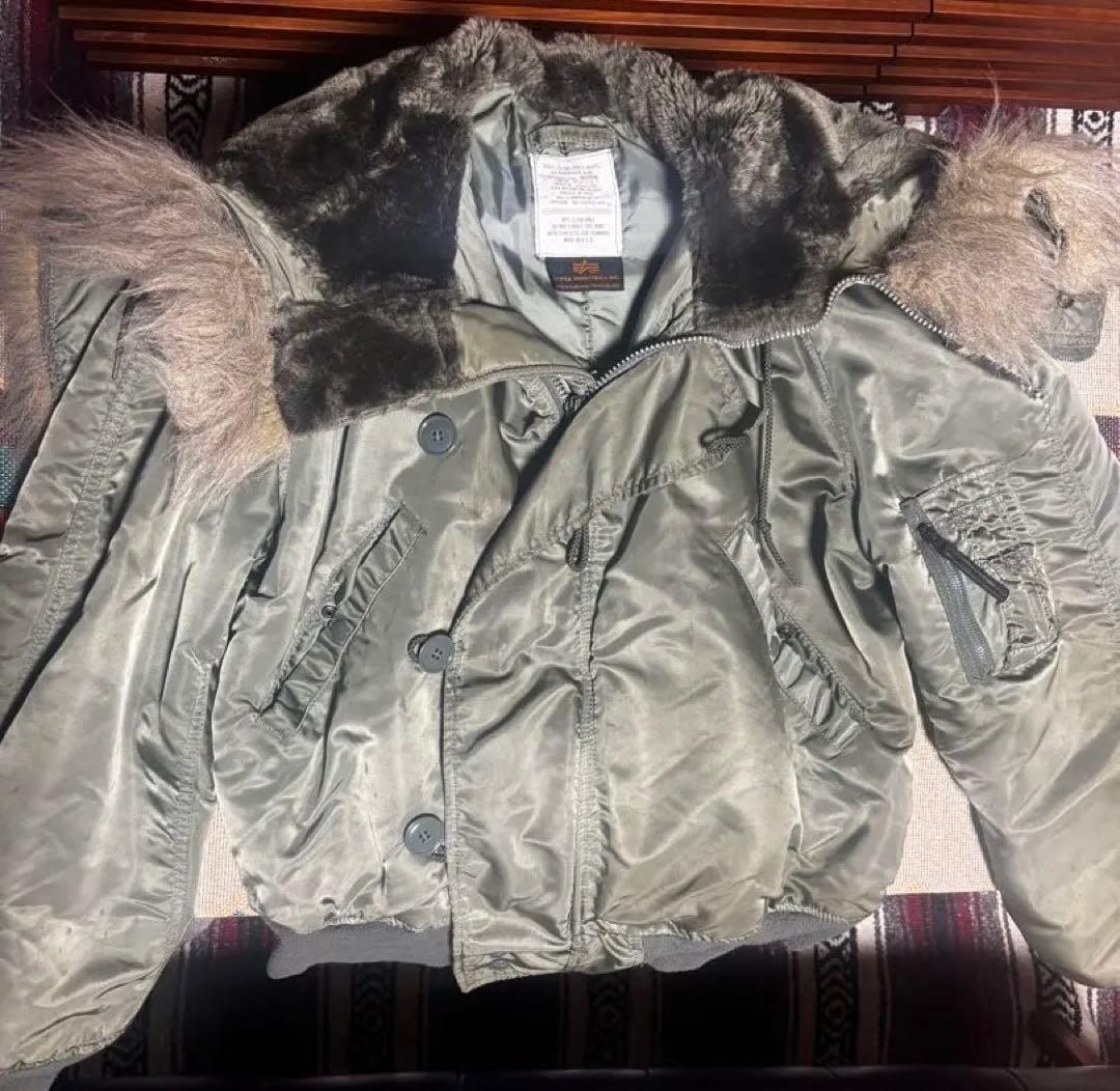 ALPHA INDUSTRIES n2b 80s~90sオリーブグリーン