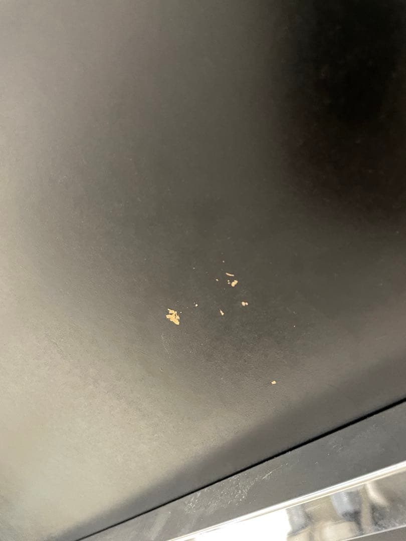 サンワダイレクト 鏡面デスク ブラック×シルバー テーブル 120×60×70