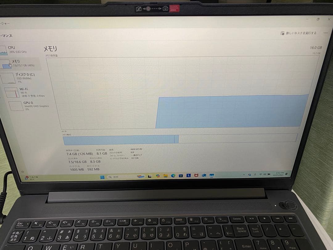 Windowsノート本体 Lenovo IdeaPad Slim 3 15IRH8