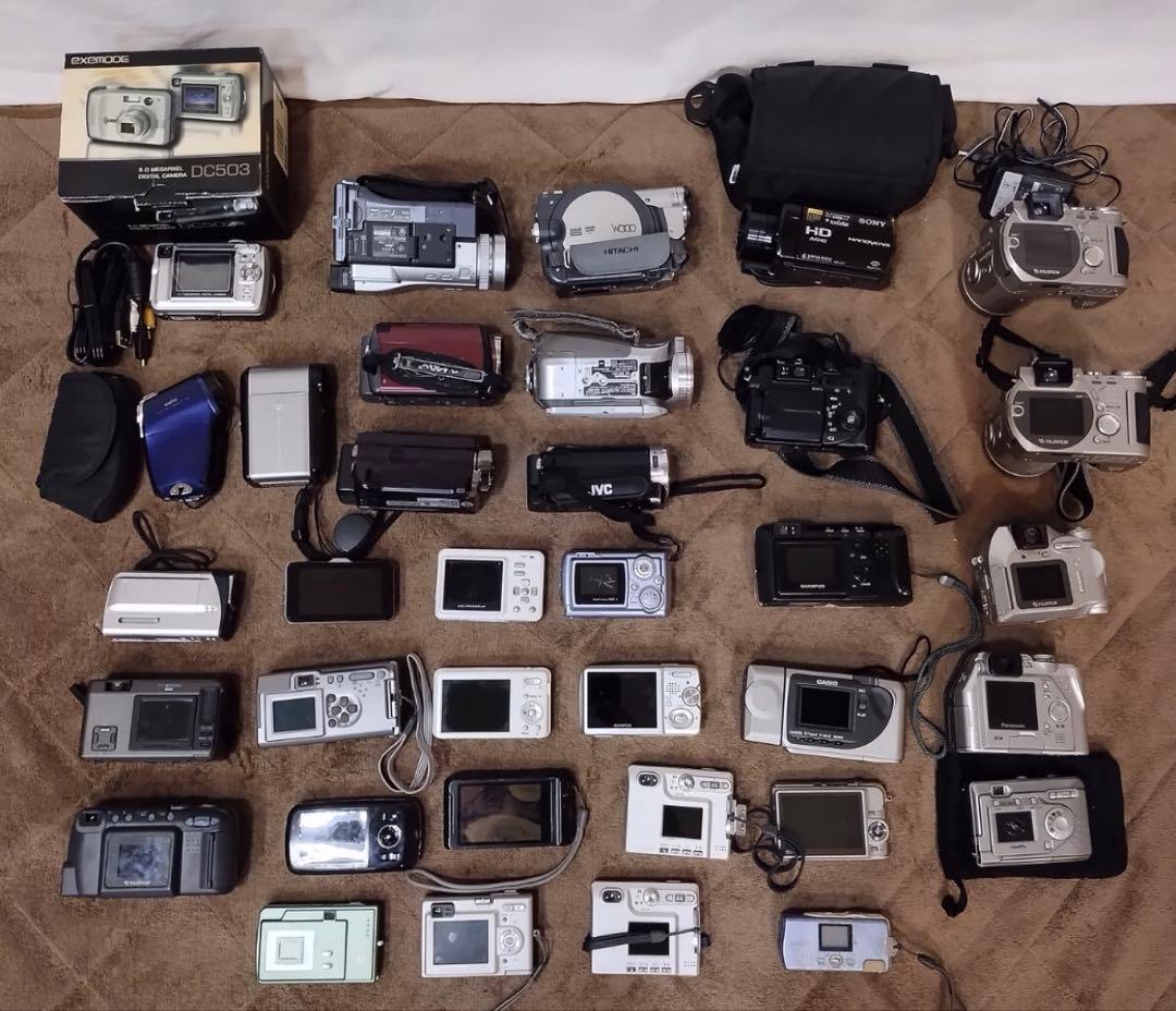 デジタルカメラ 大量 まとめ セット コンパクト コンデジ35台