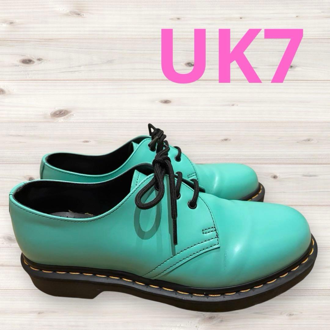 【美品】Dr.Martens 1461 3ホール ミントグリーン 緑 UK7