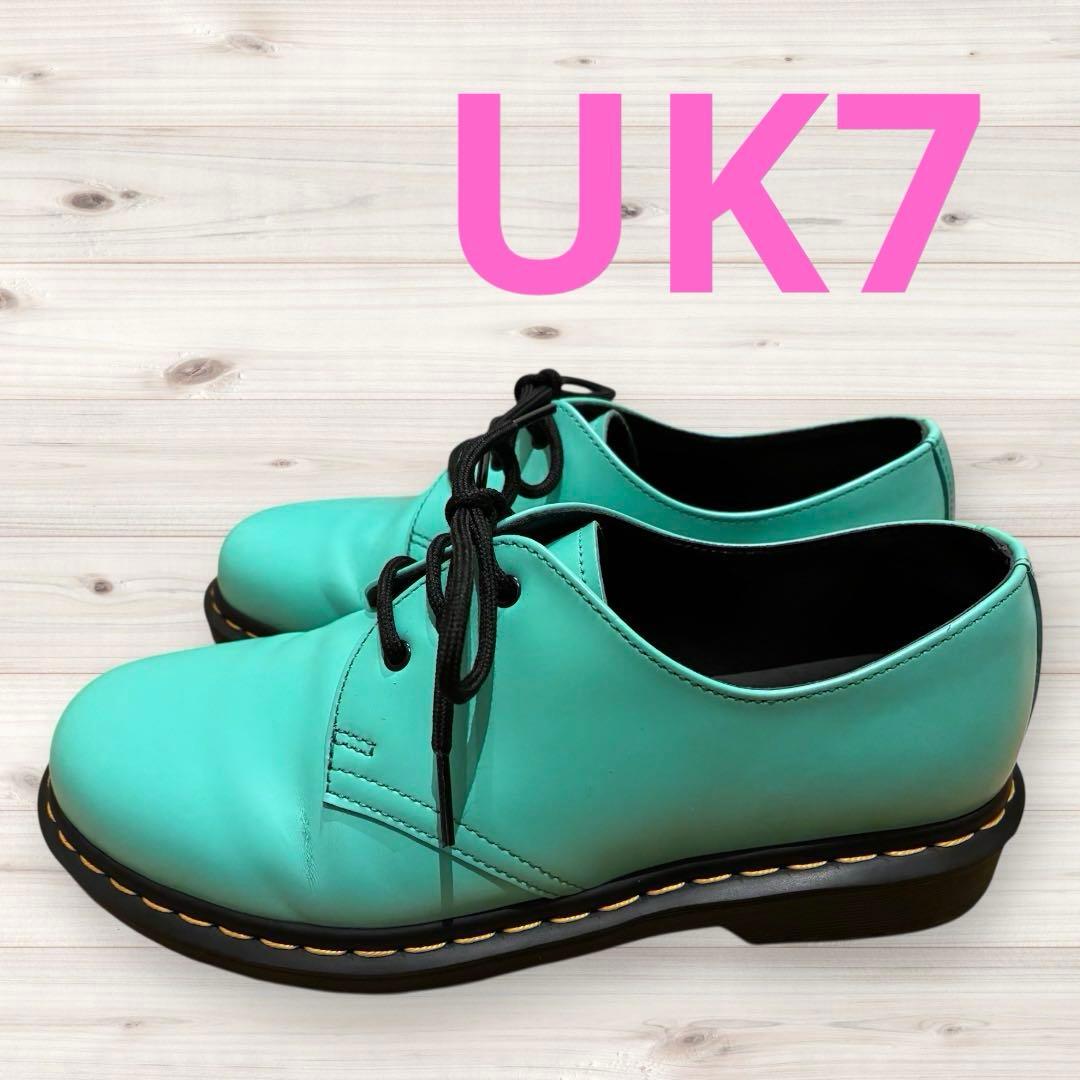 【美品】Dr.Martens 1461 3ホール ミントグリーン 緑 UK7