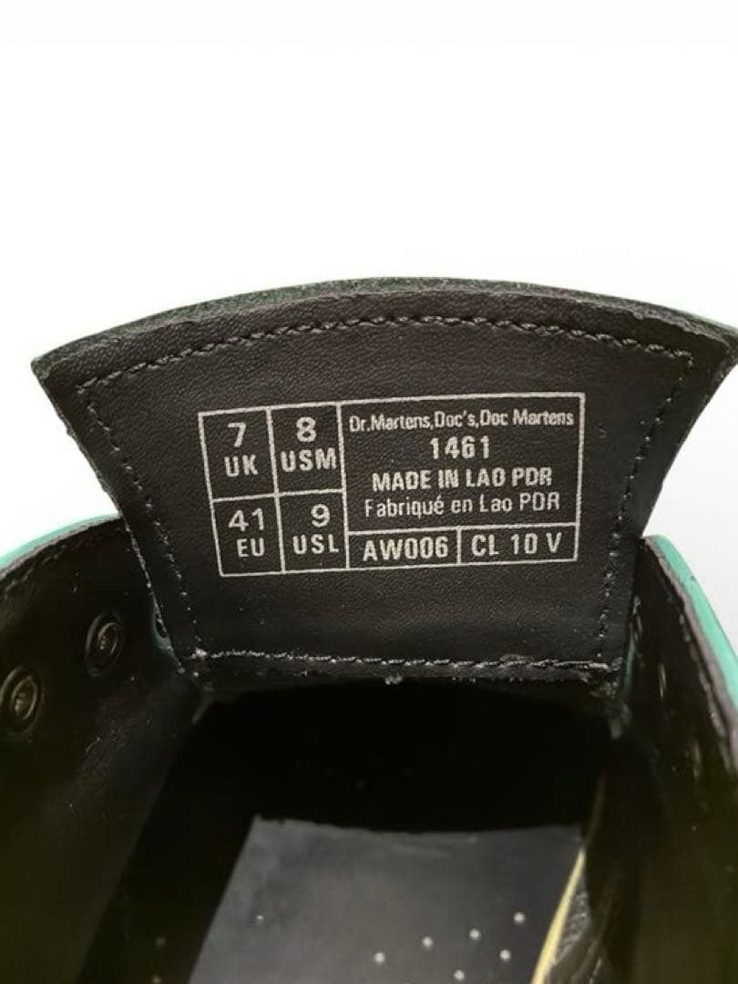 【美品】Dr.Martens 1461 3ホール ミントグリーン 緑 UK7