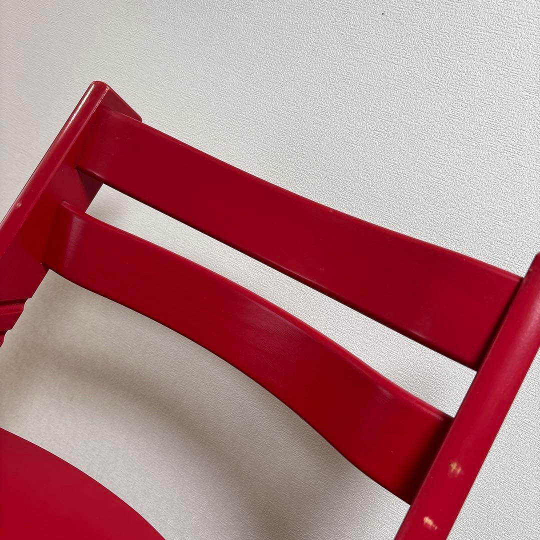 組み立て不要　北欧　stokke ストッケ トリップトラップ　　シリアル4 赤