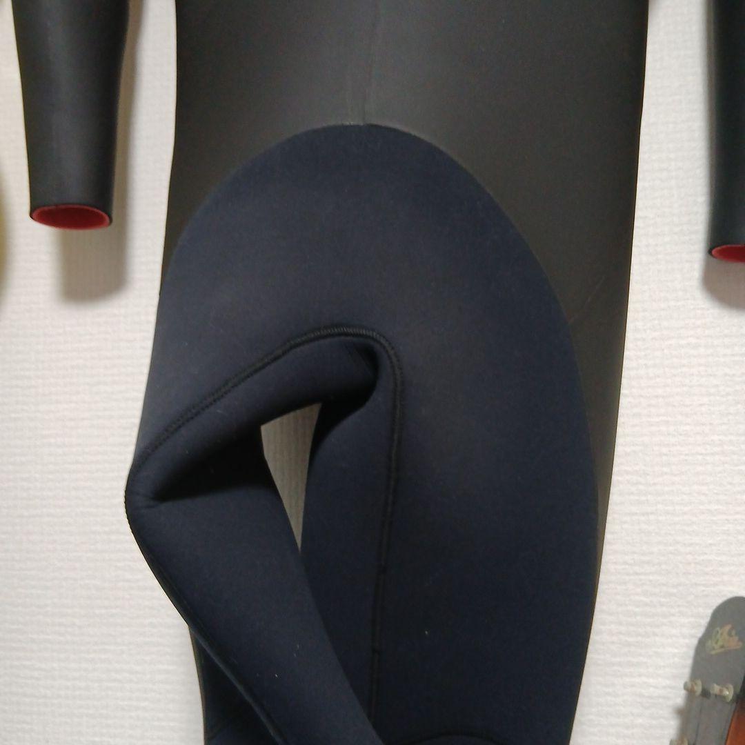 ブラック フルスーツ ウェットスーツ5×3ミリXL