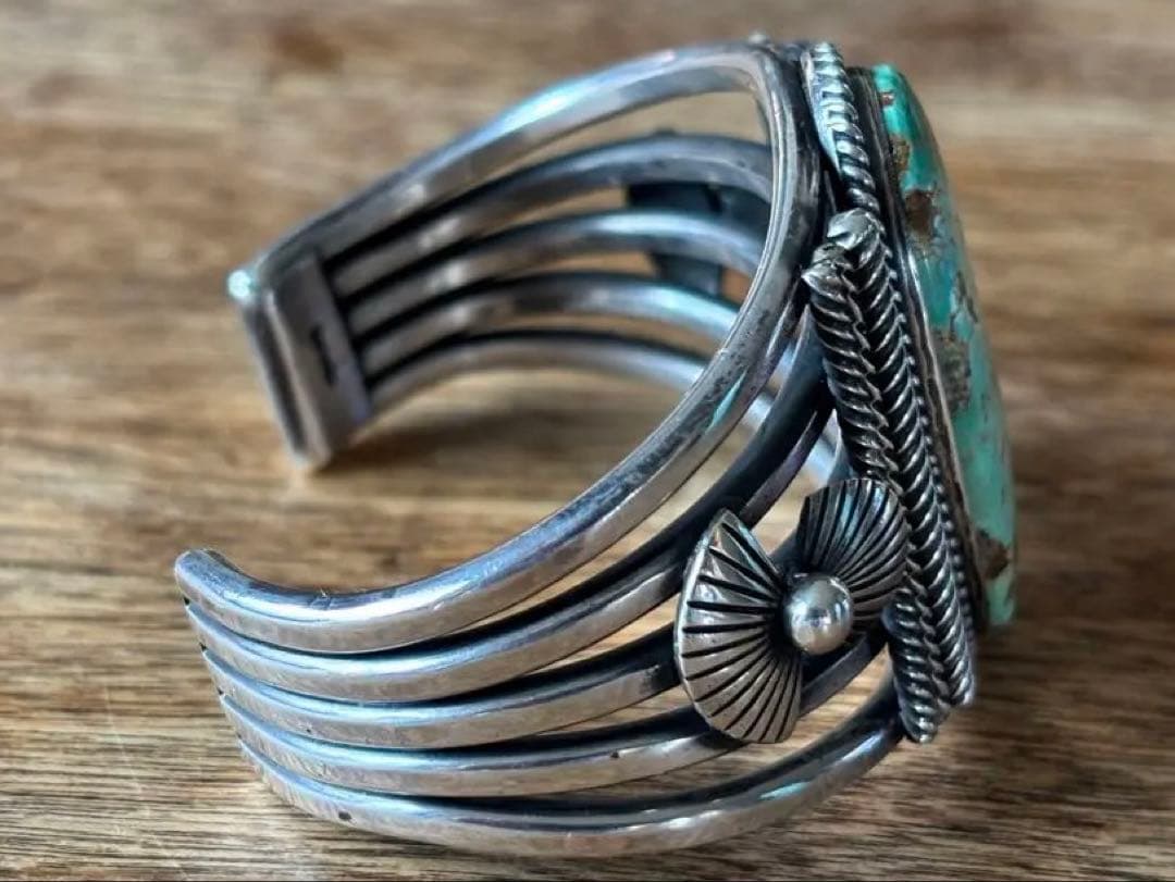 インディアンジュエリー　ナバホ　バングル　ゲーリーリーブス