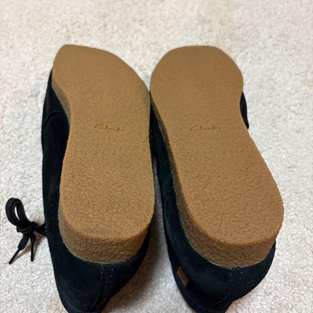 Clarks『クラークス』黒 スエード ワラビーシューズ