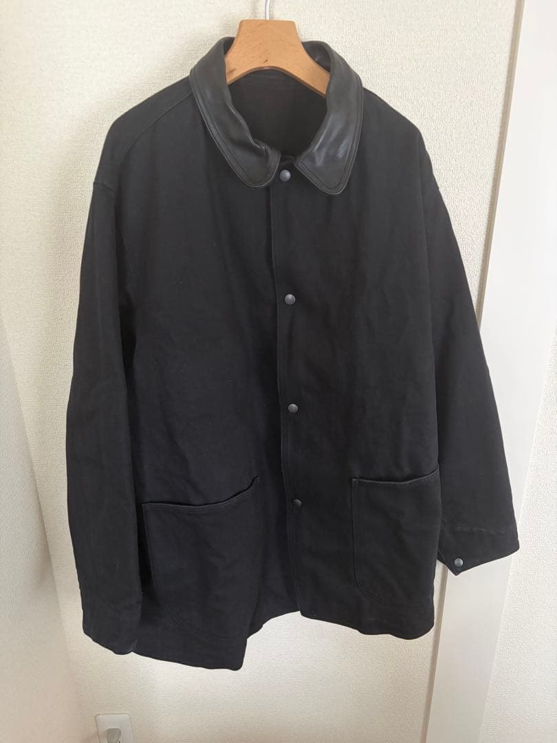 COMOLI デニムレザーワークジャケット