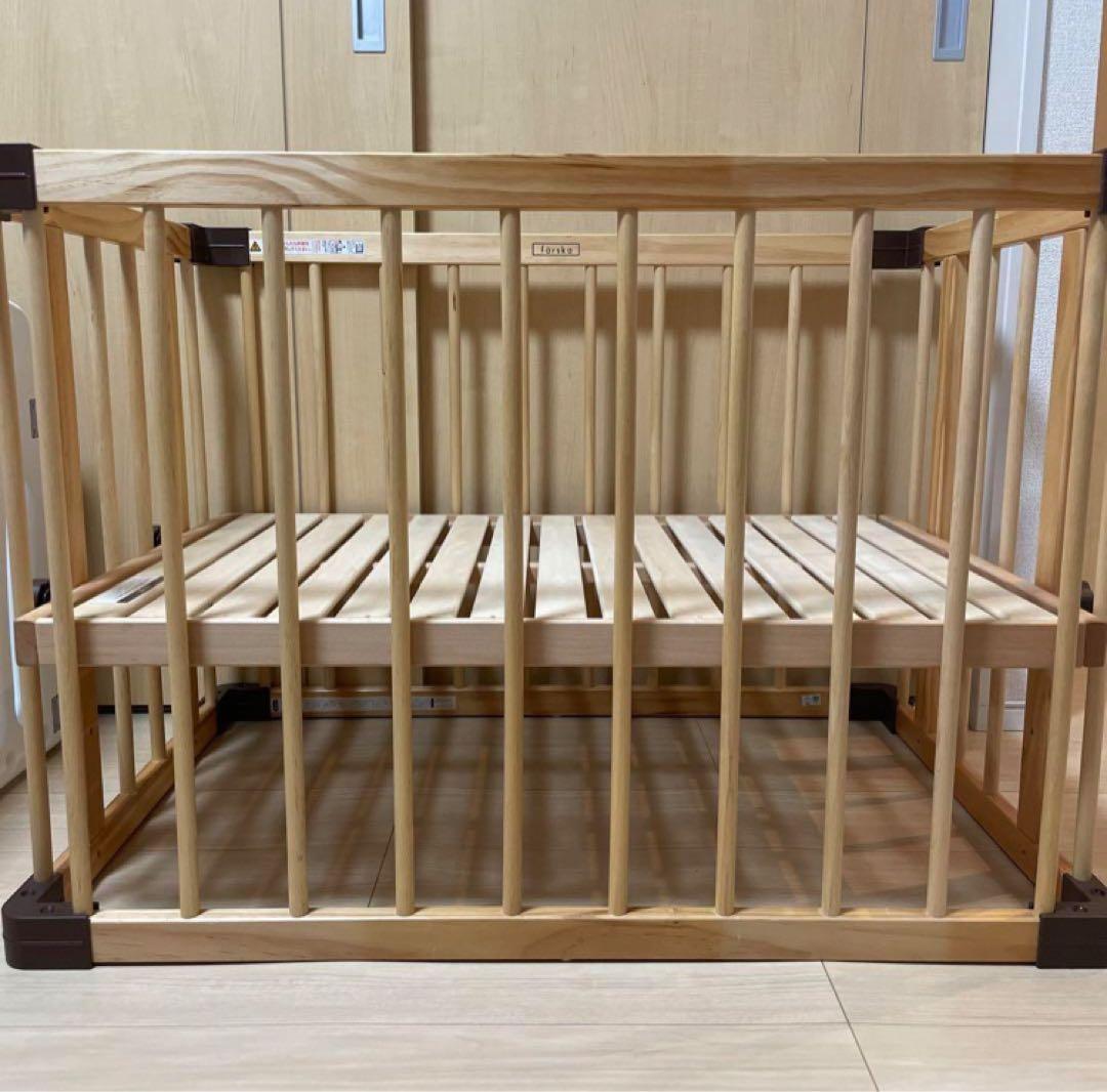 【ち*こ】ファルスカ　ベビーベッドミニ　ベッドインベッド