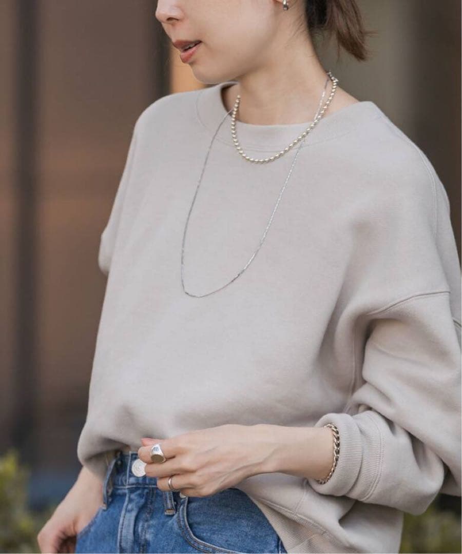 NOBLE ナッピングオーバーニュアンススウェット