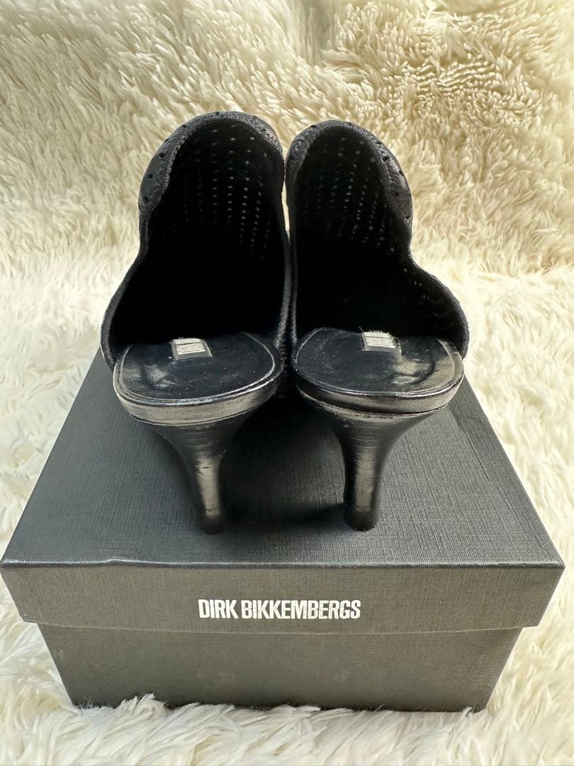 希少DIRK BIKKEMBERGS ブラックミュール＆ブーツ2way35.5