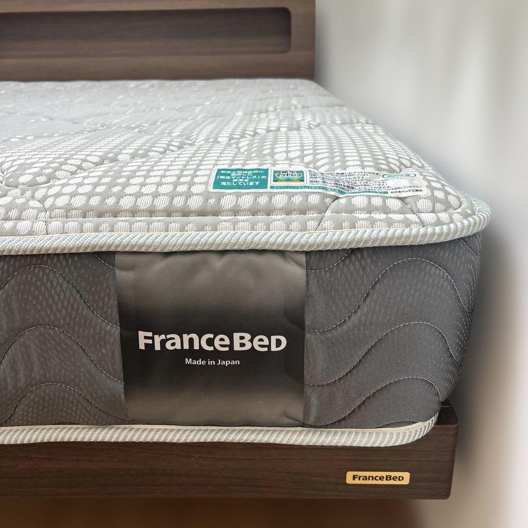 フランスベッド　ワイドダブル　フレームマットレスセット