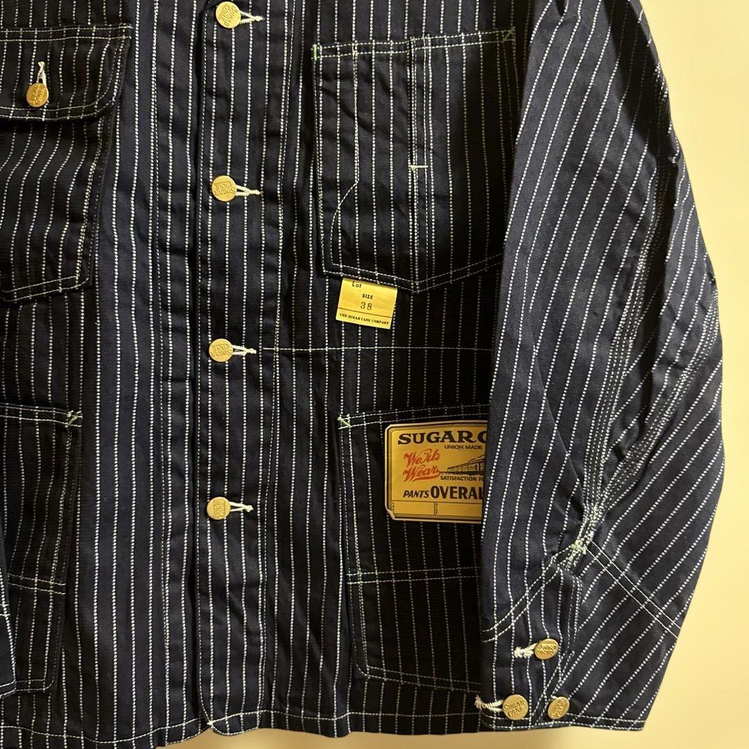 ジャケット・アウター SUGARCANE 9oz. WABASH STRIPE WORK COAT
