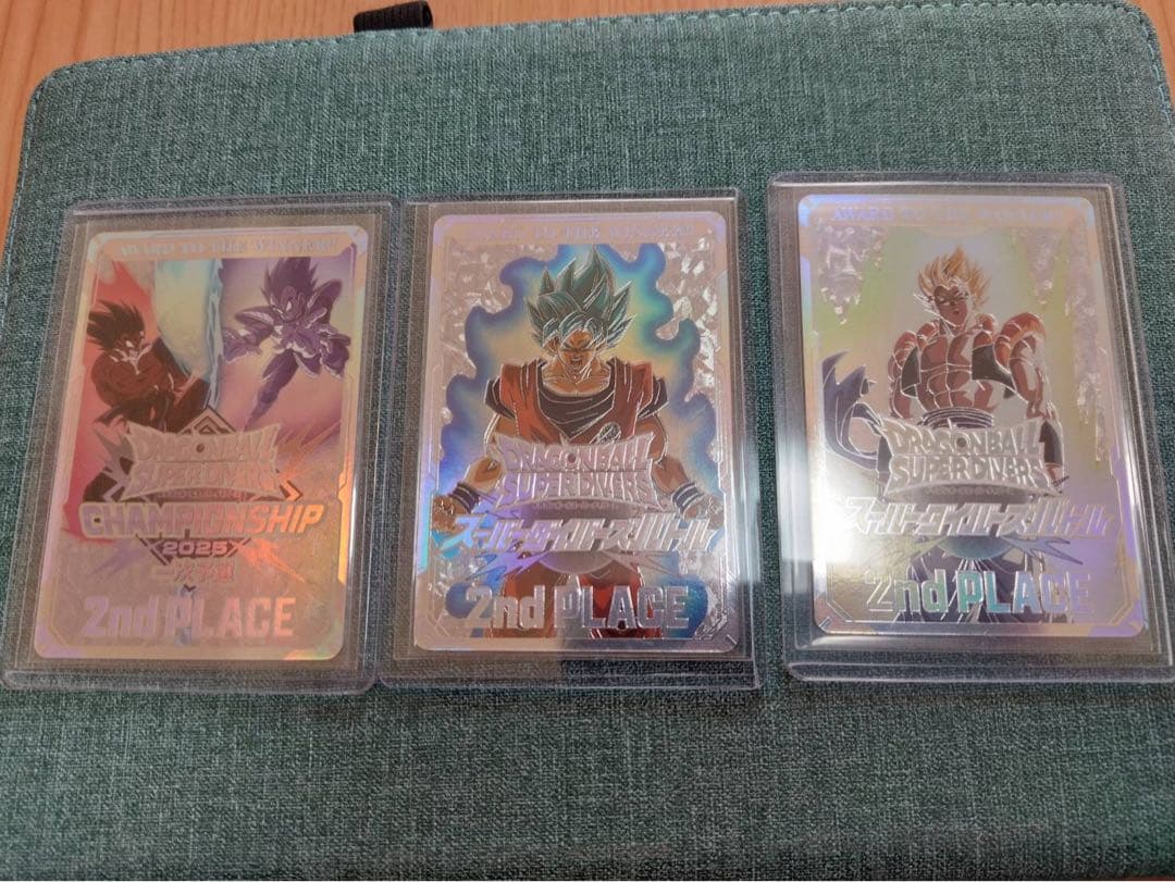 ドラゴンボールカード 店舗大会賞状3枚セット 2nd PLACE