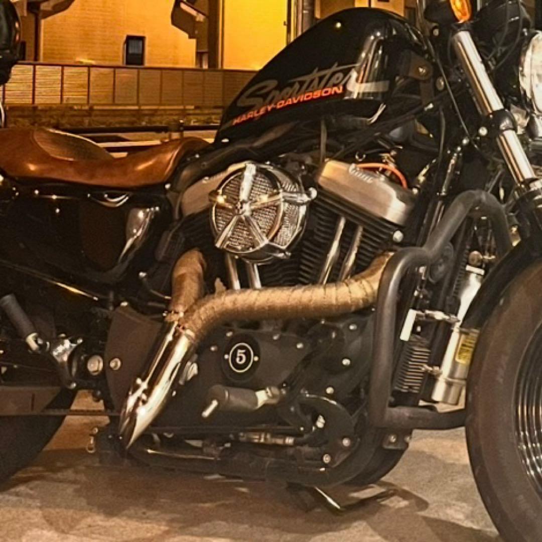 Harley Davidson Yパイプマフラー
