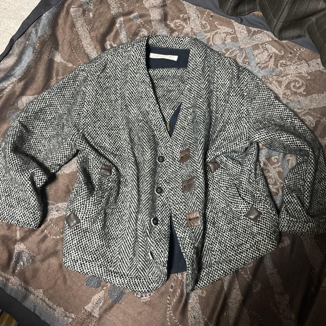 ピンクの猫 ISSEY SPORT ウールカーディガンジャケット