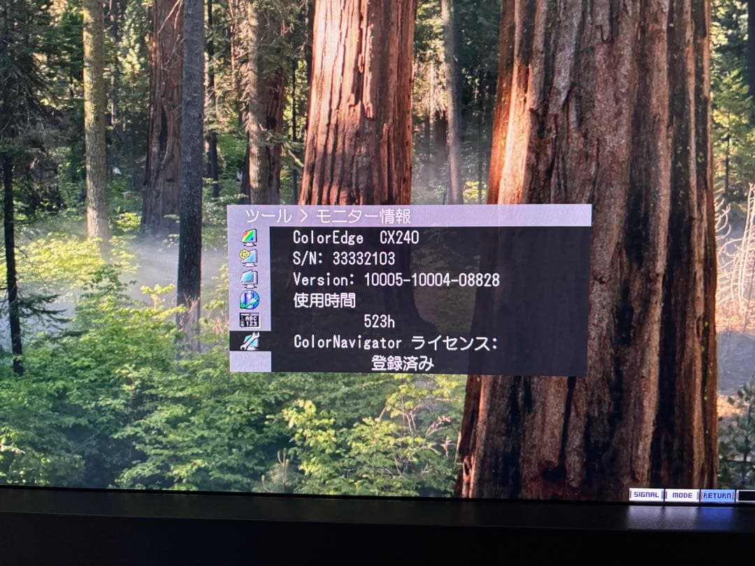 EIZO ColorEdge CX240 24インチモニター本体