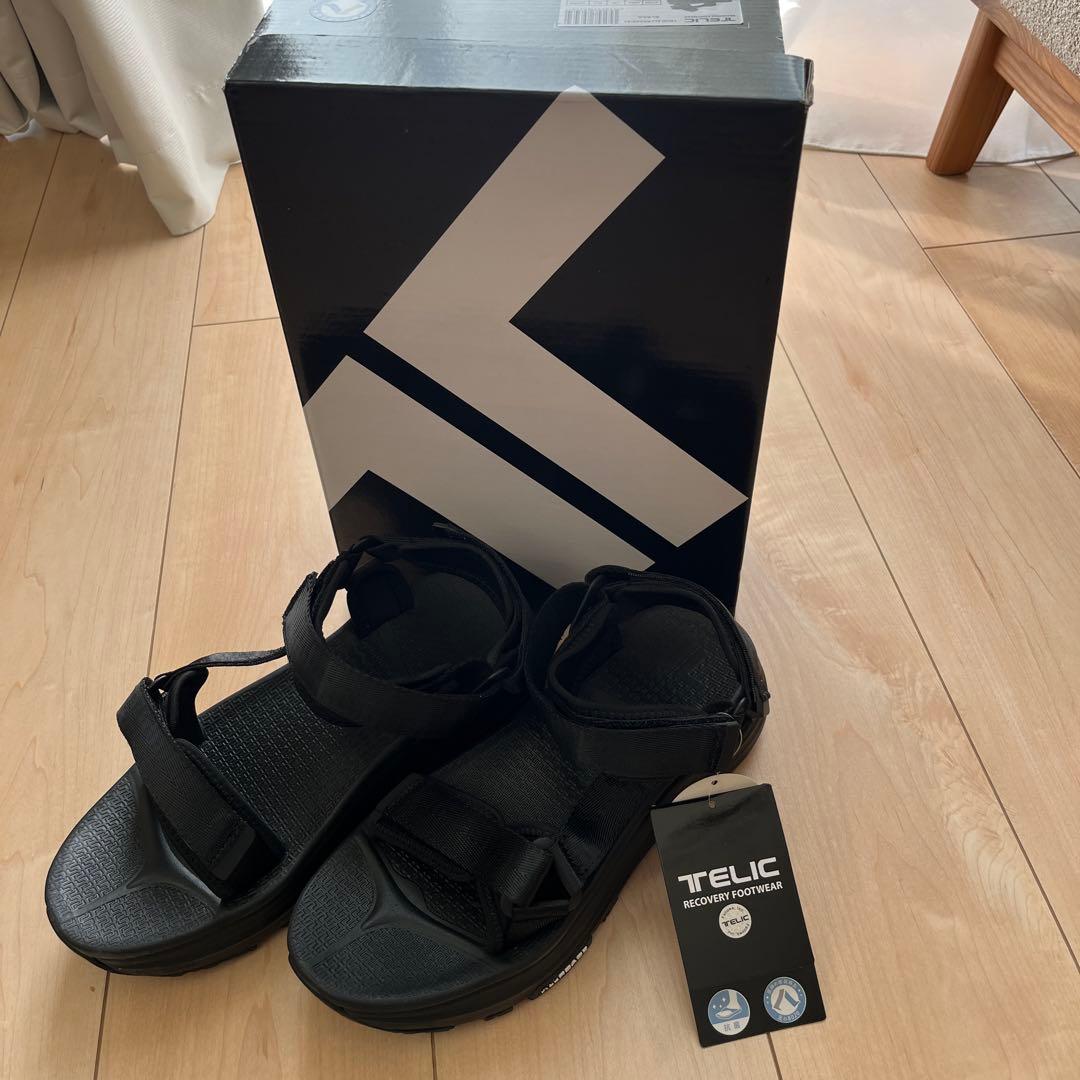TELIC Recovery Footwear ブラックサンダル