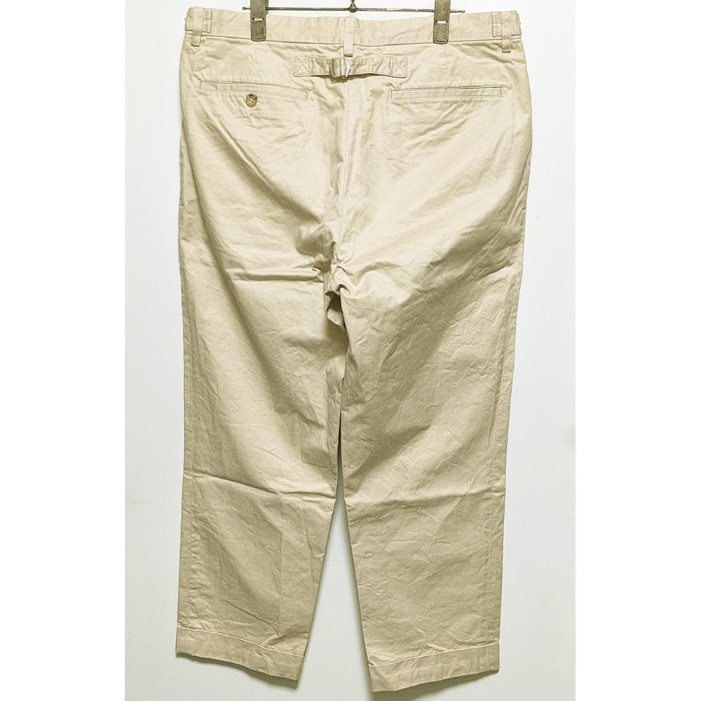 BEAMS PLUS コットンツイルアイビートラウザーズ アンクルチノパンツXL