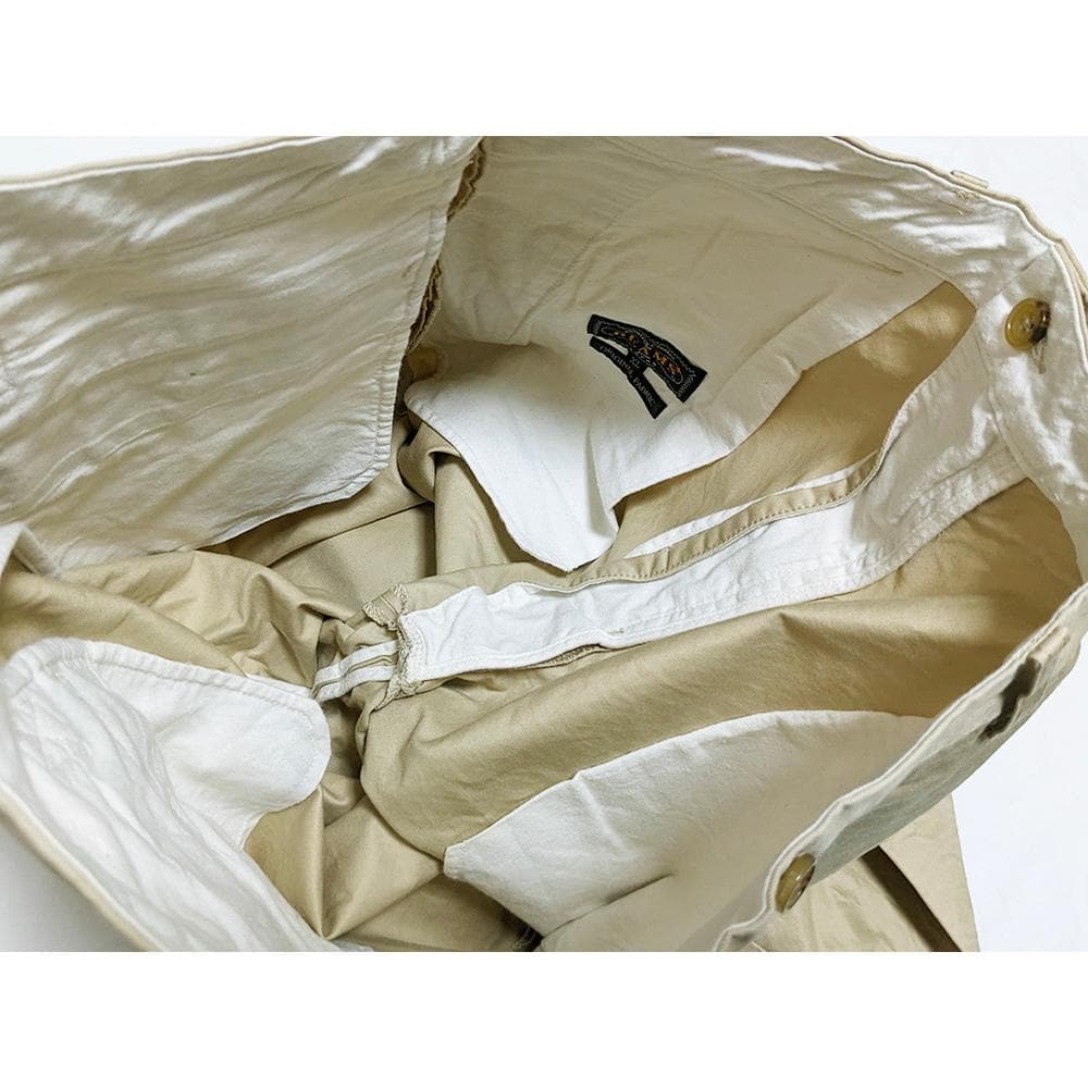 BEAMS PLUS コットンツイルアイビートラウザーズ アンクルチノパンツXL