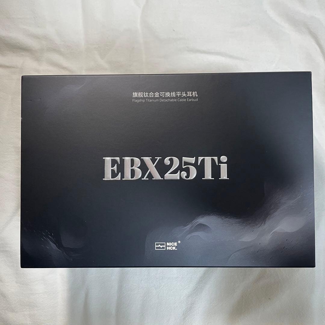 イヤホン NICEHCK EBX25Ti 4.4mm